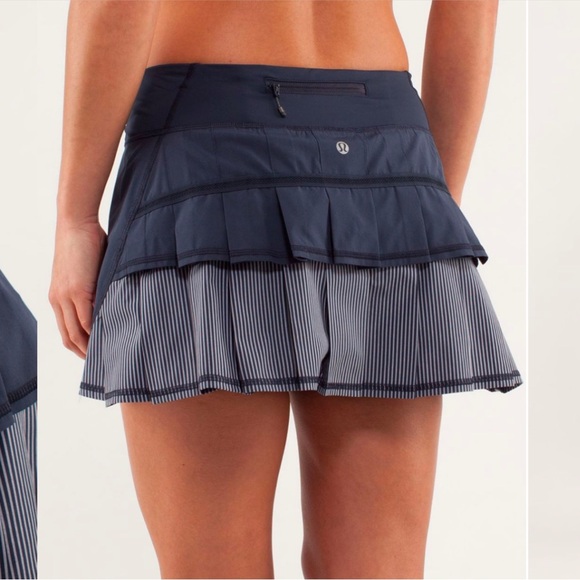 Lululemon Pace Setter Skirt Navy 8 reg - Picture 6 of 6